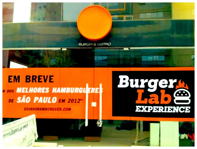 Burger Lab Experience - fachada provisória
