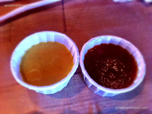 Molho honey mustard e barbecue