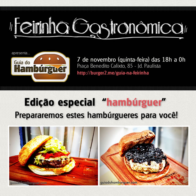 Banner - Guia do Hambúrguer na Feirinha Gastronômica