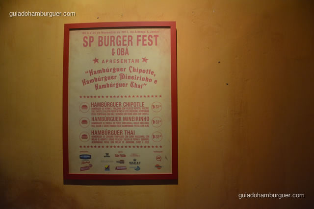Quadro do SP Burger Fest e as receitas - Obá