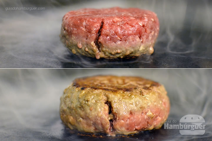 Novo estilo de hambúrguer com 180g e moldado na hora - Desafio Chip's Burger