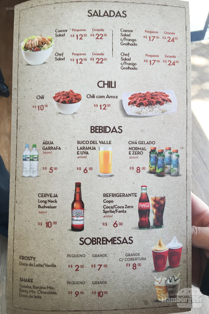 Cardápio de saladas, chilli, bebidas e sobremesas  - Wendy's abre sua primeira loja em São Paulo