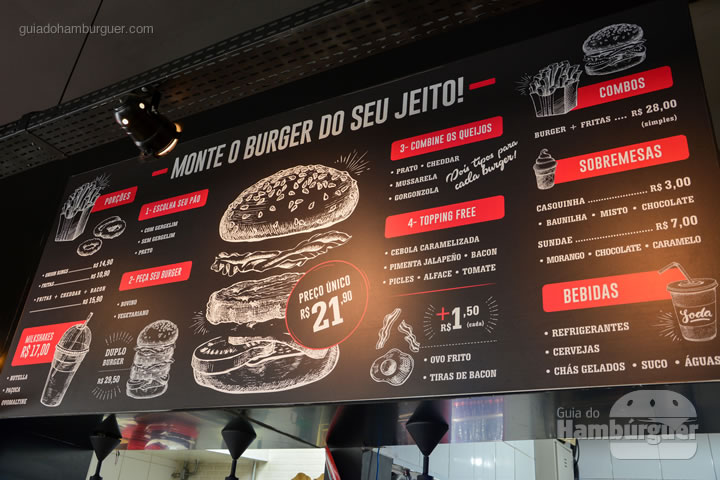 Cardápio - The Xtreme Burger