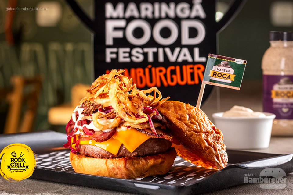 6º Rock Grill - As 10 melhores hamburguerias do Maringá food festival eleitas pelo público