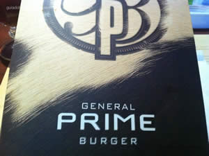 Cardápio - General Prime Burger
