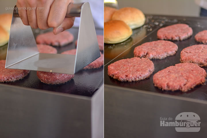 Todos os burgers amassados na chapa quente - Chapa para hambúrguer vitrocerâmica Plana da Evo Pro
