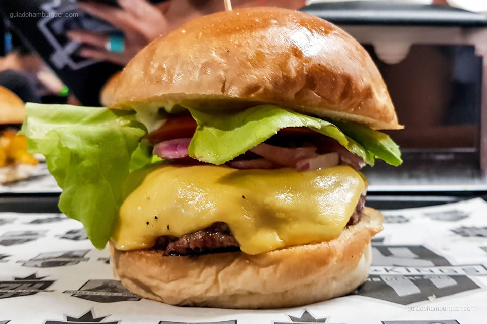 Cheese Salada - Seven Kings Burger - Santos - São Paulo